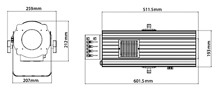 JEG-1540燈具尺寸資料