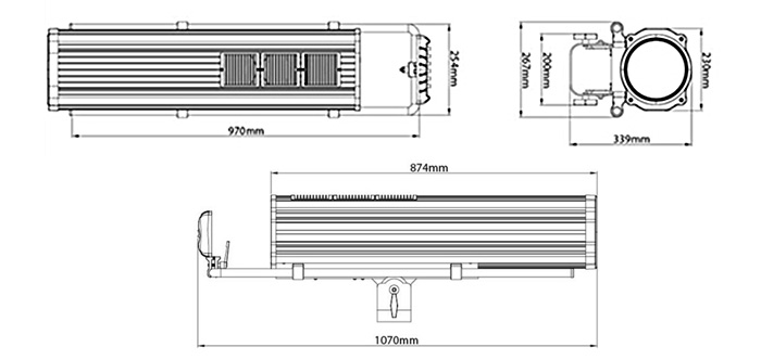 JEG-1650E燈具尺寸資料